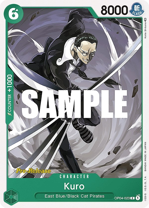 Kuro (4023) (OP04 PRE) - One Piece Card Game Single