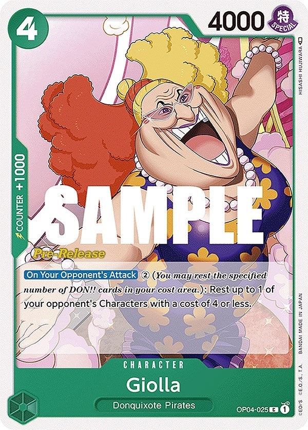 Giolla (4025) (OP04 PRE) - One Piece Card Game Single
