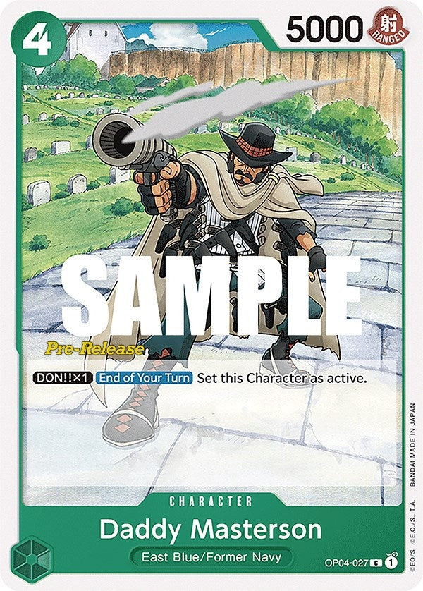 Daddy Masterson (4027) (OP04 PRE) - One Piece Card Game Single