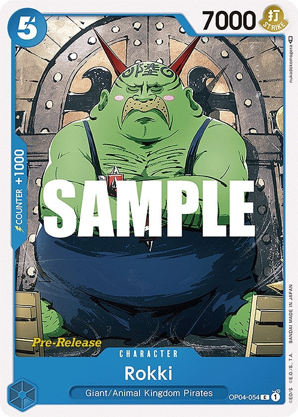 Rokki (4054) (OP04 PRE) - One Piece Card Game Single
