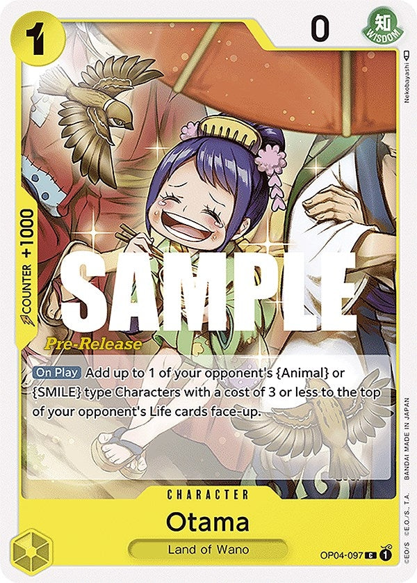Otama (4097) (OP04 PRE) - One Piece Card Game Single