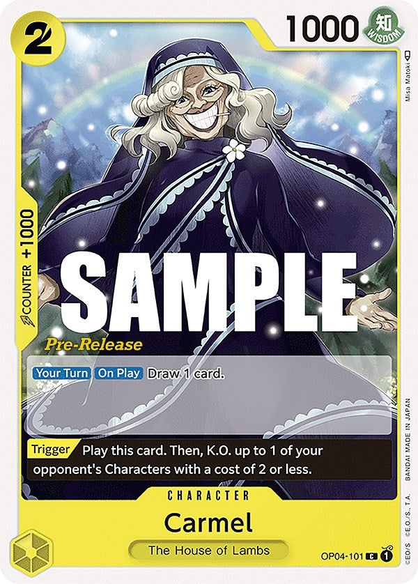 Carmel (4101) (OP04 PRE) - One Piece Card Game Single