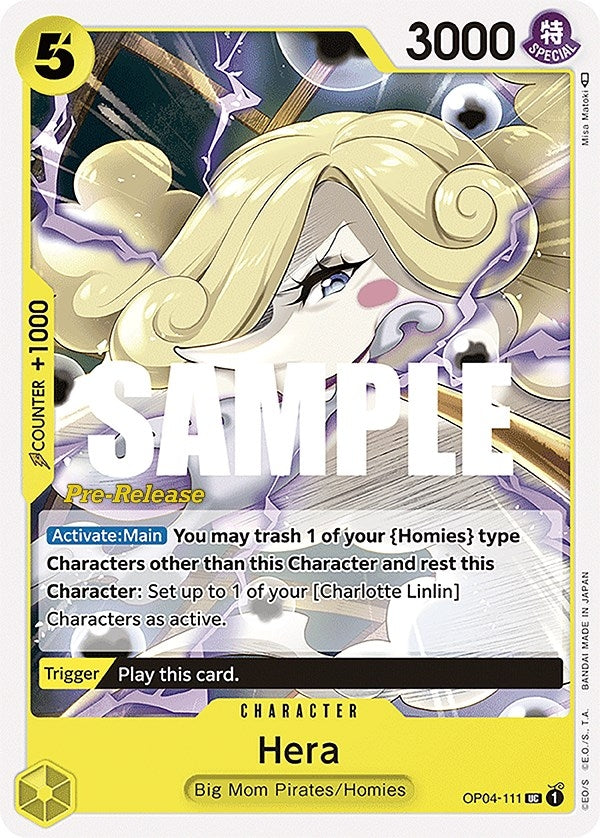 Hera (4111) (OP04 PRE) - One Piece Card Game Single