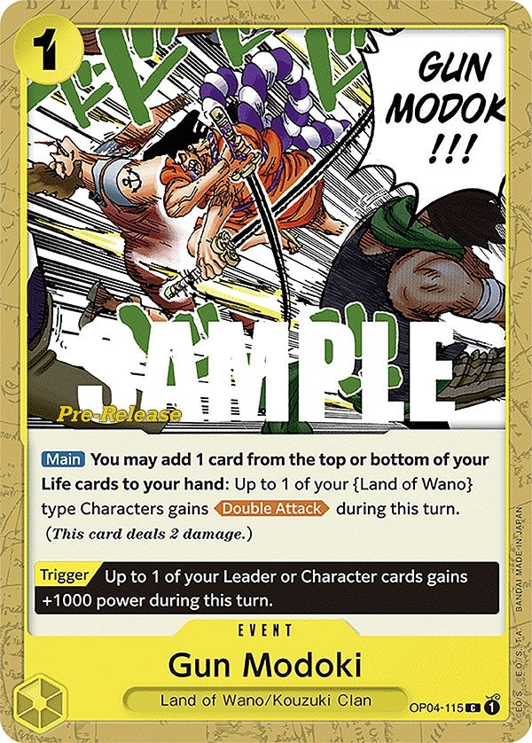 Gun Modoki (4115) (OP04 PRE) - One Piece Card Game Single