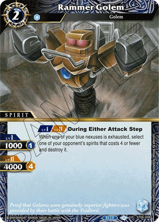 Rammer Golem (6008) [ST06] - Battle Spirits Saga Single