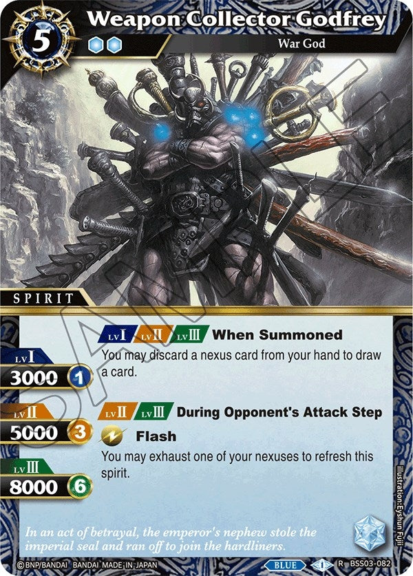 Weapon Collector Godfrey (3082) [BSS03] - Battle Spirits Saga Single