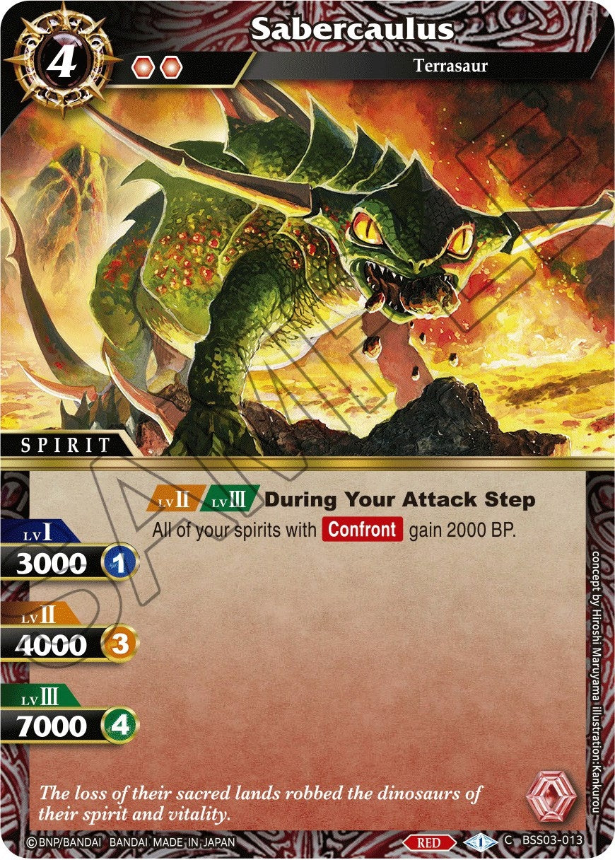 Sabercaulus (3013) [BSS03] - Battle Spirits Saga Single