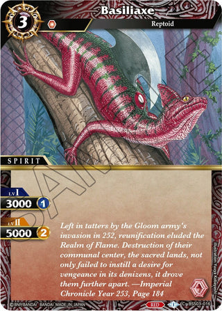 Basiliaxe (3016) [BSS03] - Battle Spirits Saga Single