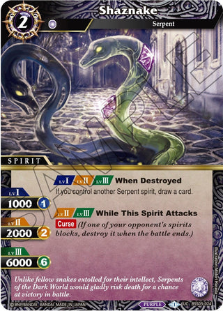 Shaznake (3024) [BSS03] - Battle Spirits Saga Single