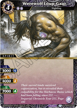 Werewolf Loup-Gaur (3021) [BSS03] - Battle Spirits Saga Single