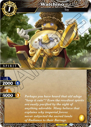 Watchino (3047) [BSS03] - Battle Spirits Saga Single