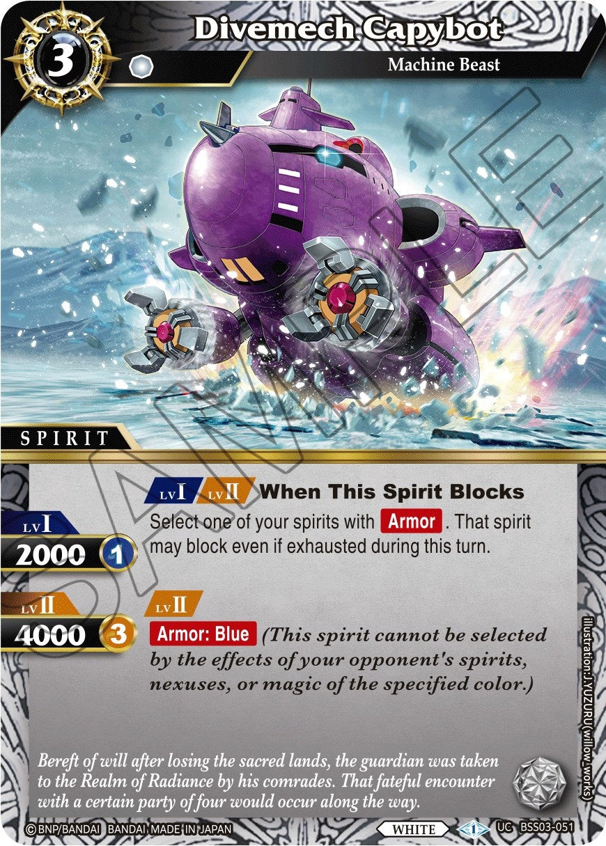 Divemech Capybot (3051) [BSS03] - Battle Spirits Saga Single