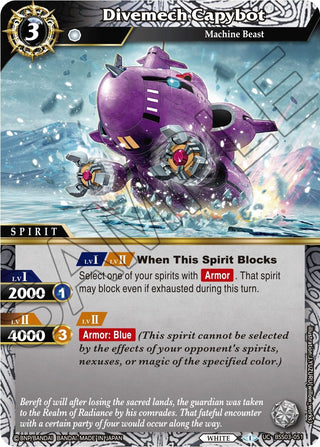 Divemech Capybot (3051) [BSS03] - Battle Spirits Saga Single