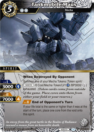 Tankmobile Maus (3058) [BSS03] - Battle Spirits Saga Single