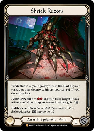 Shriek Razors (235) [EVO] - Flesh and Blood TCG Single