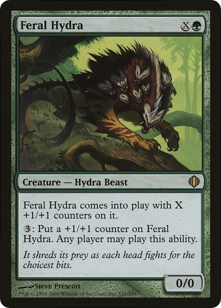 Feral Hydra (Magic Player Rewards 2009) (131) [OVER] - MTG Single