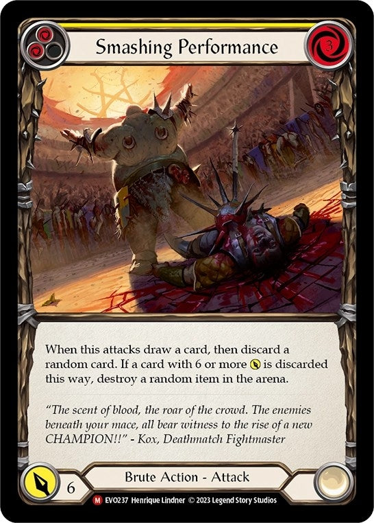 Smashing Performance (237) [EVO] - Flesh and Blood TCG Single