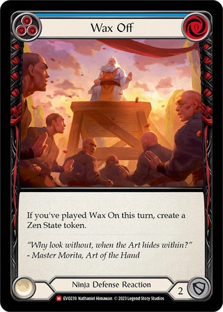 Image for Wax Off (EVO239) - Flesh and Blood TCG