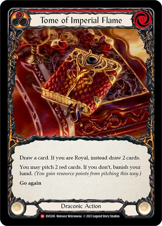 Tome of Imperial Flame (245) [EVO] - Flesh and Blood TCG Single