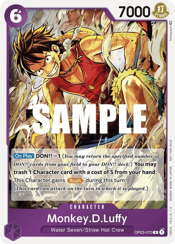 Monkey.D.Luffy (Dash Pack) (3070) (OP04) - One Piece Card Game Single
