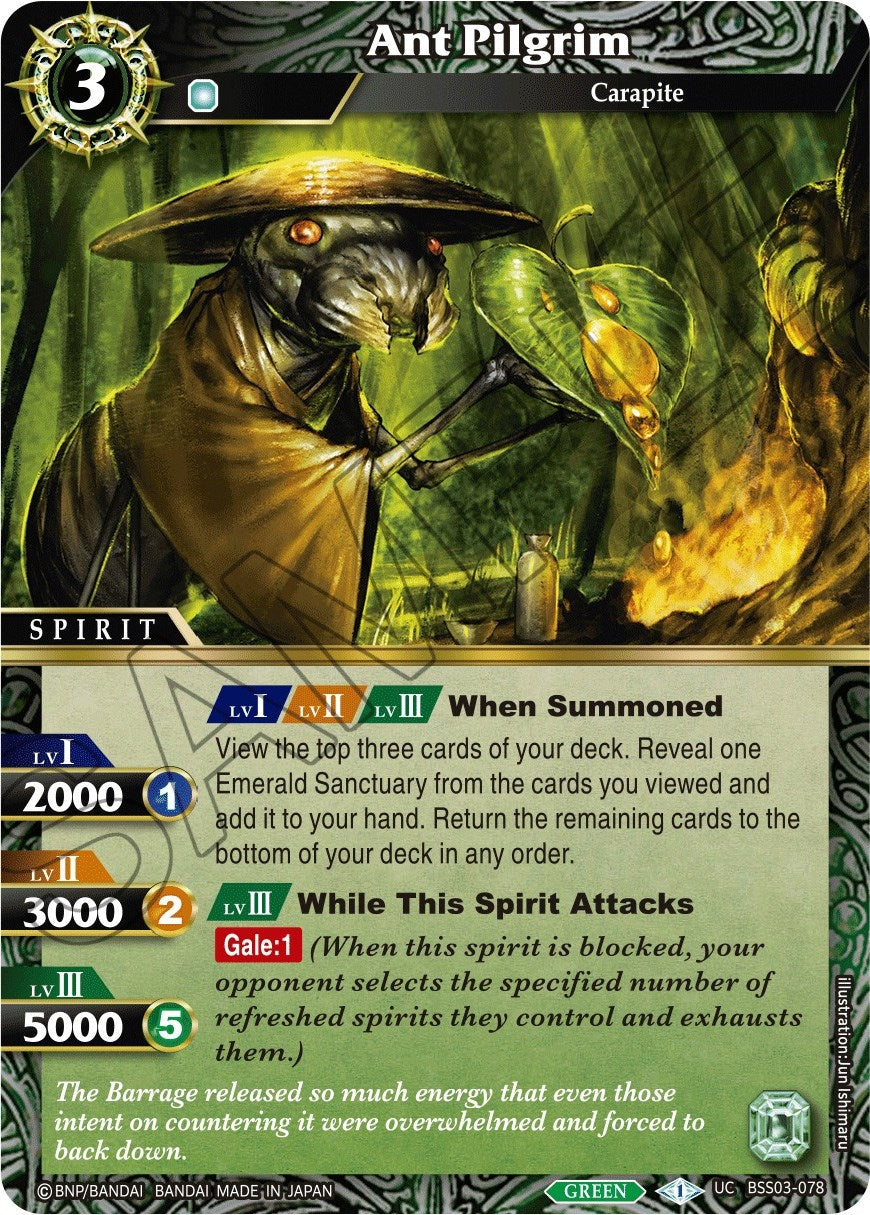 Ant Pilgrim (3078) [BSS03] - Battle Spirits Saga Single