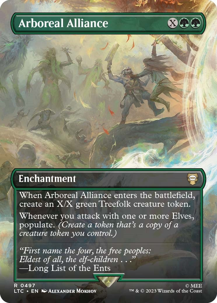 Arboreal Alliance (Borderless) (497) [LTC] - MTG Single