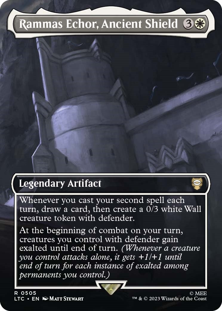 Rammas Echor Ancient Shield (Borderless) (505) [LTC] - MTG Single