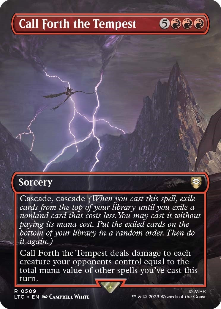 Call Forth the Tempest (Borderless) (509) [LTC] - MTG Single