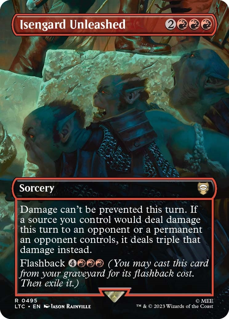 Isengard Unleashed (Borderless) (495) [LTC] - MTG Single