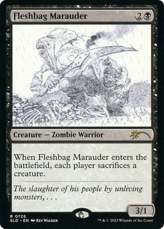 Fleshbag Marauder (Sketch Showcase) (725) [SLD] - MTG Single