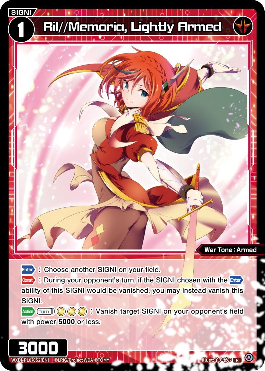 Ril//Memoria Lightly Armed (10052) [WXDi-P10] - WIXOSS Single