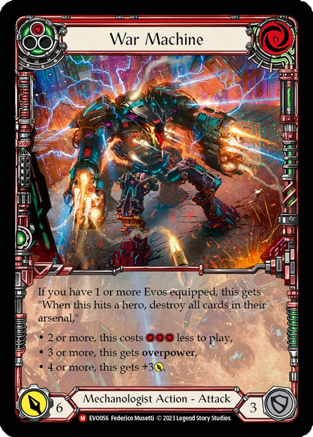 War Machine (Extended Art) (56) [EVO] - Flesh and Blood TCG Single