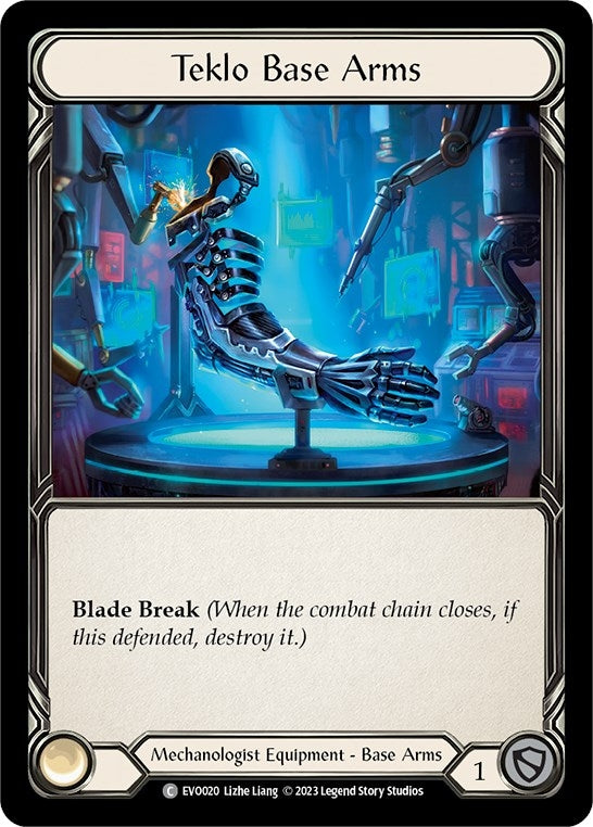 Teklo Base Arms (20) [EVO] - Flesh and Blood TCG Single