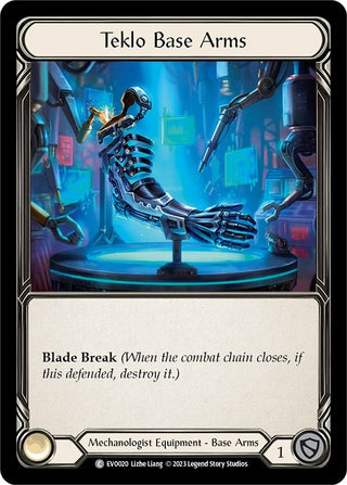 Teklo Base Arms (20) [EVO] - Flesh and Blood TCG Single