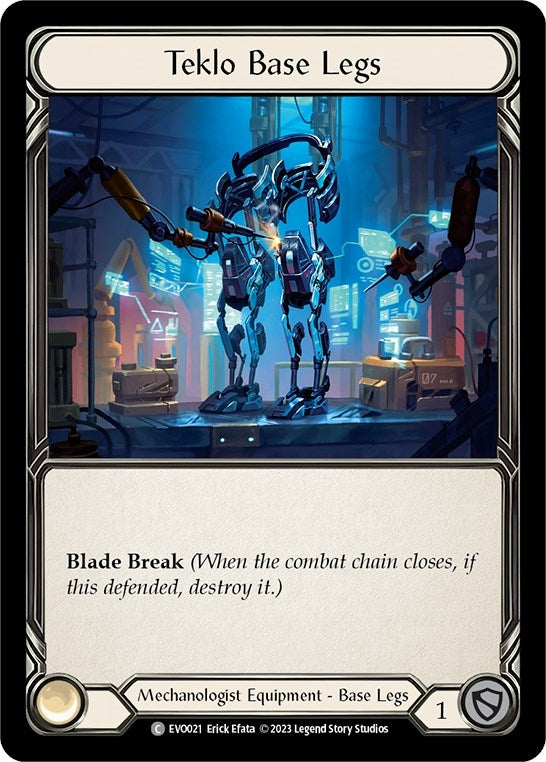 Teklo Base Legs (21) [EVO] - Flesh and Blood TCG Single