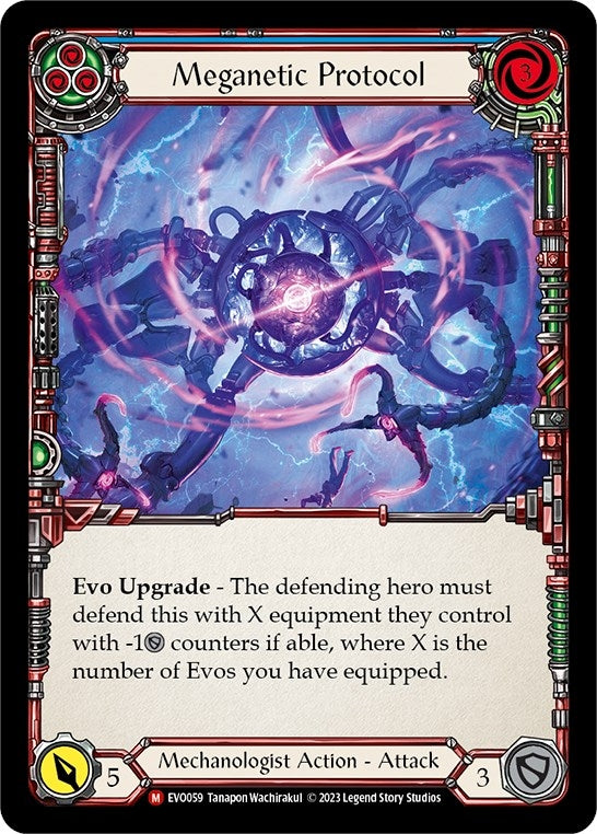 Meganetic Protocol (59) [EVO] - Flesh and Blood TCG Single