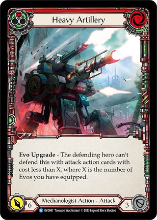 Heavy Artillery (Red) (61) [EVO] - Flesh and Blood TCG Single