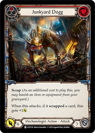 Junkyard Dogg (Red) (126) [EVO] - Flesh and Blood TCG Single