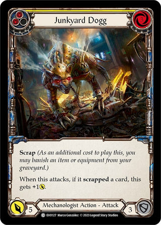 Junkyard Dogg (Yellow) (127) [EVO] - Flesh and Blood TCG Single