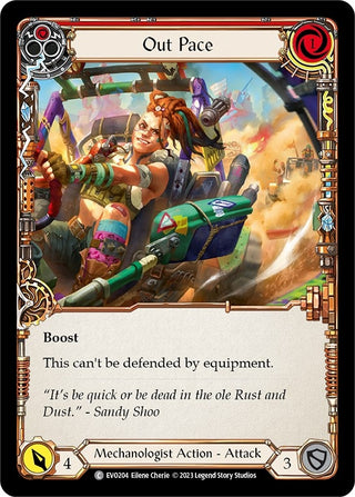 Out Pace (Red) (204) [EVO] - Flesh and Blood TCG Single