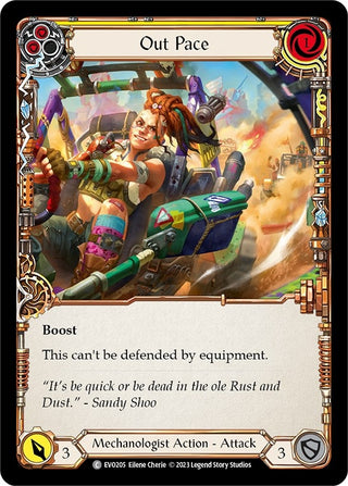 Out Pace (Yellow) (205) [EVO] - Flesh and Blood TCG Single