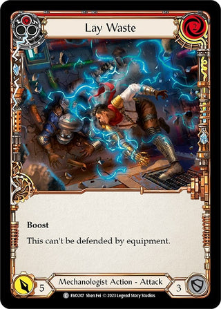 Lay Waste (Red) (207) [EVO] - Flesh and Blood TCG Single