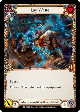 Lay Waste (Blue) (209) [EVO] - Flesh and Blood TCG Single