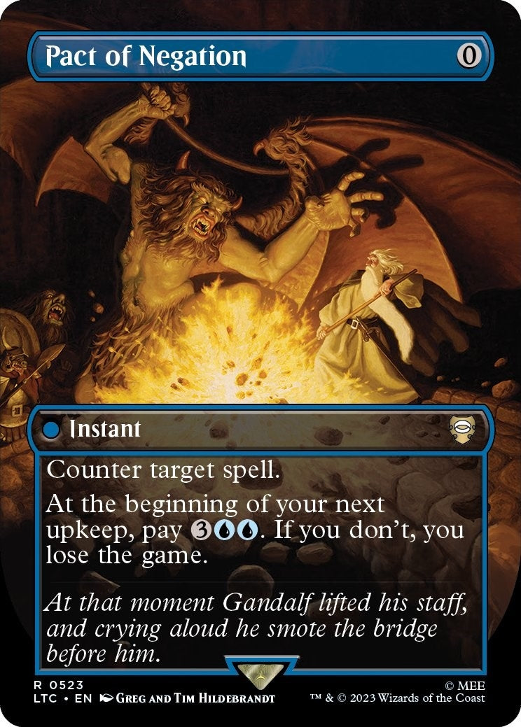 Pact of Negation (Borderless) (523) [LTC] - MTG Single