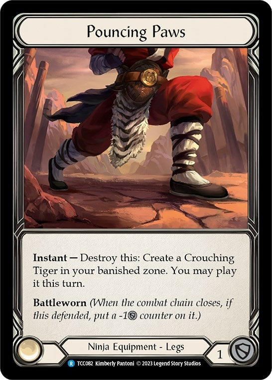 Pouncing Paws (82) [TCC] - Flesh and Blood TCG Single