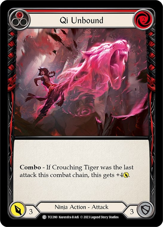 Qi Unbound (Red) (90) [TCC] - Flesh and Blood TCG Single