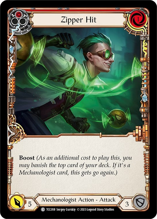Zipper Hit (18) [TCC] - Flesh and Blood TCG Single