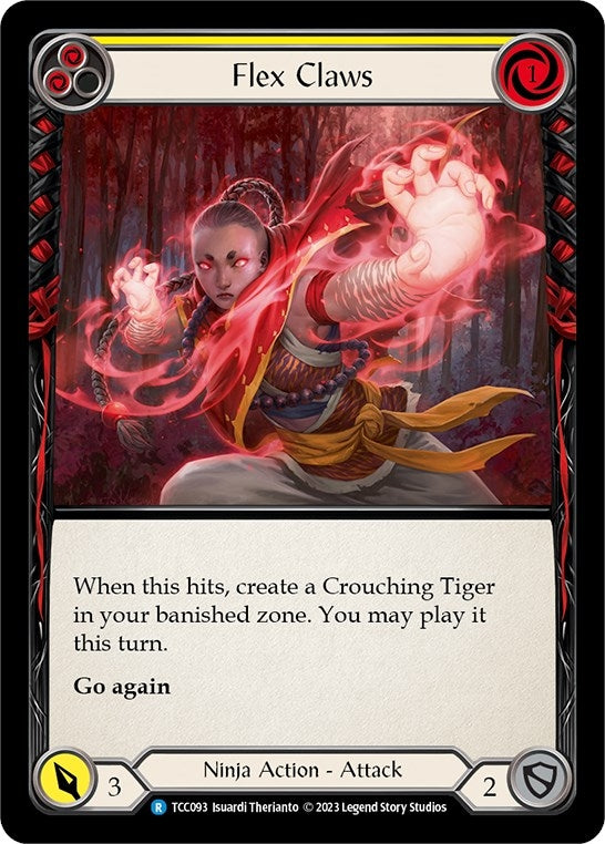 Flex Claws (Yellow) (93) [TCC] - Flesh and Blood TCG Single