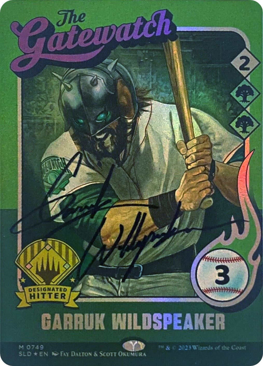 Garruk Wildspeaker (749) (Autographed) (749) [SLD] - MTG Single