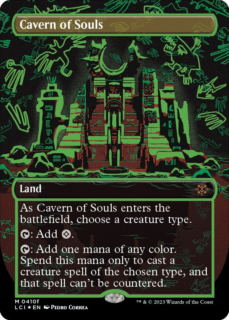 Cavern of Souls (0410f) (Borderless) (410) [LCI] - MTG Single